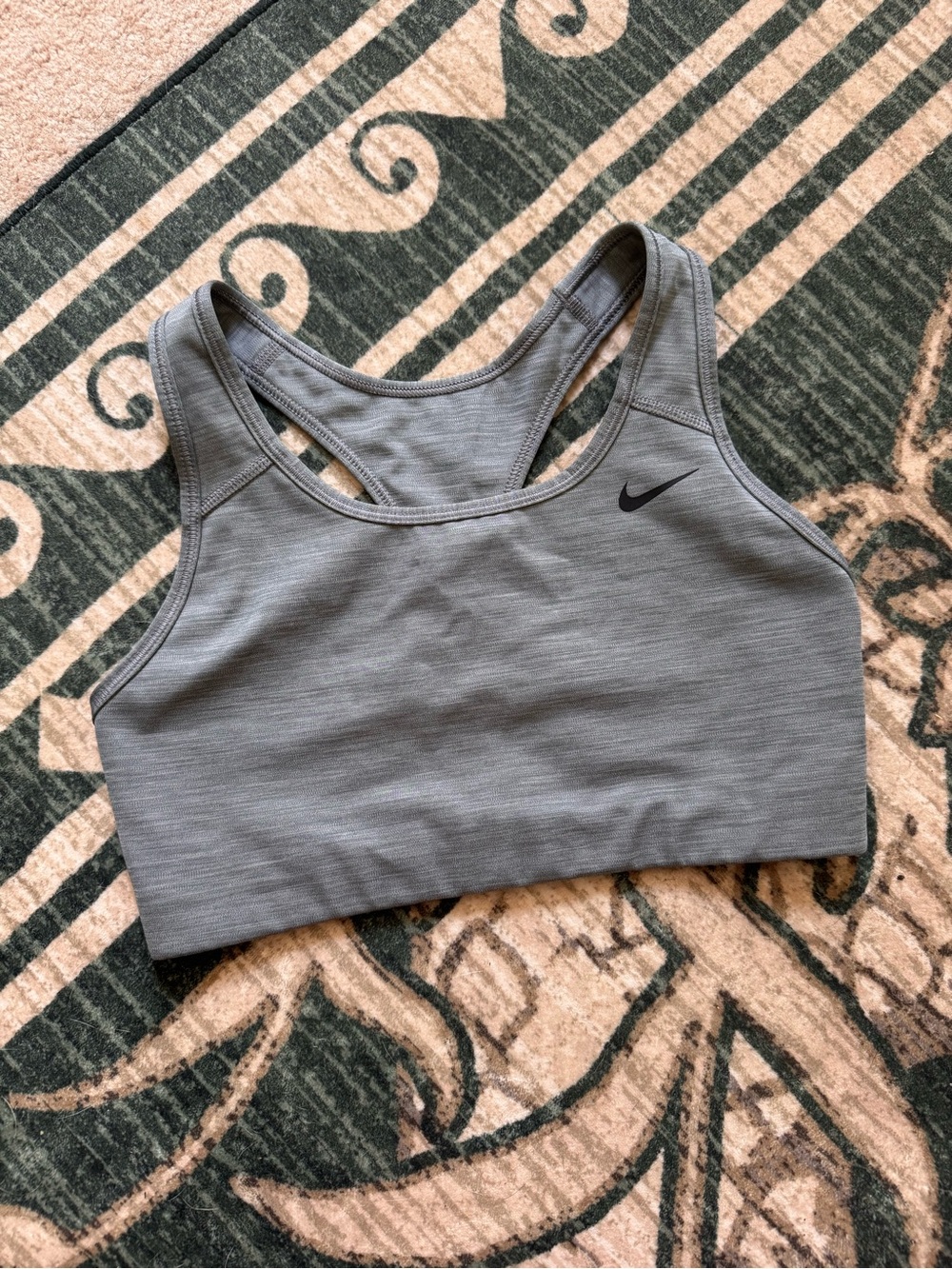 Nike Women's Grey Racerback Sports Bra